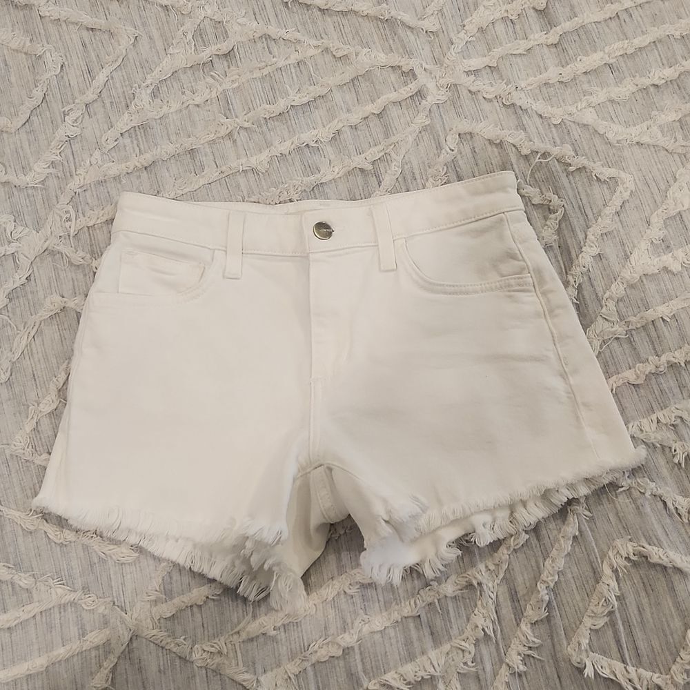 White Joe's jeans "ozzie" cut off jean shorts size 24!